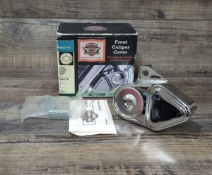 Harley Davidson Genuine NOS Chrome Front Right Caliper Cover 43973-98 *Open Box - Picture 1 of 6