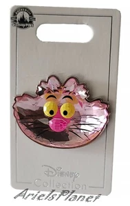 Prendedor 3D gema acrílica rosa Alicia en el país de las maravillas cara gato Cheshire de los parques de Disney - Imagen 1 de 2