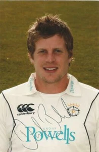 HAMPSHIRE CRICKET: DAVID BALCOMBE FIRMATO 6x4 RITRATTO FOTO + CERTIFICATO DI AUTENTICITÀ - Foto 1 di 1