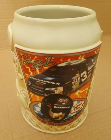 Sportsteins NASCAR Dale Earnhardt 1997 Collectible Ceramic Stein Mug Cover