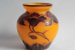 Vase verre VAL Daum Verrerie Belle étoile (63403) - Picture 1 of 6