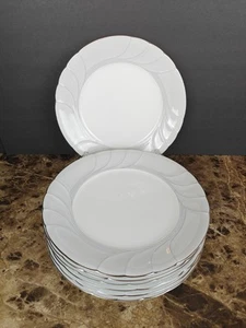 Set Of 7 Mikasa PRELUDE Dinner Plates L9713 Japan 10 5/8" - Picture 1 of 7