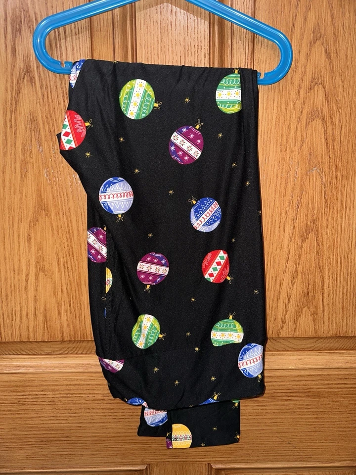 LuLaRoe NUEVO Leggings Vacaciones Navidad Adornos TC2 Alto Y Curvilíneo 2 Bombillas Foto 1 de 1