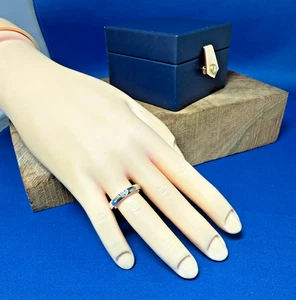 Auth Louis Vuitton Ring Volt Multi LV EU54 18K 750 White Gold - Picture 1 of 10