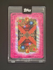 2025 Topps Marvel Mint - Iron Man #H-10 - Gambit's Deck Playing Card /99 - Bild 1 von 2