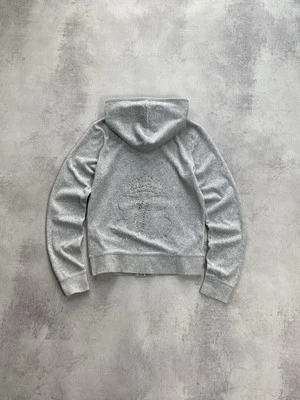 Juicy Couture Y2K Velour Zip Up Hoodie Size M - Image 1 of 4