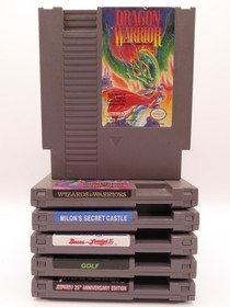 NES Nintendo Games YOU CHOOSE Dragon Warrior Wizards Warrior Milon's Secret Golf
