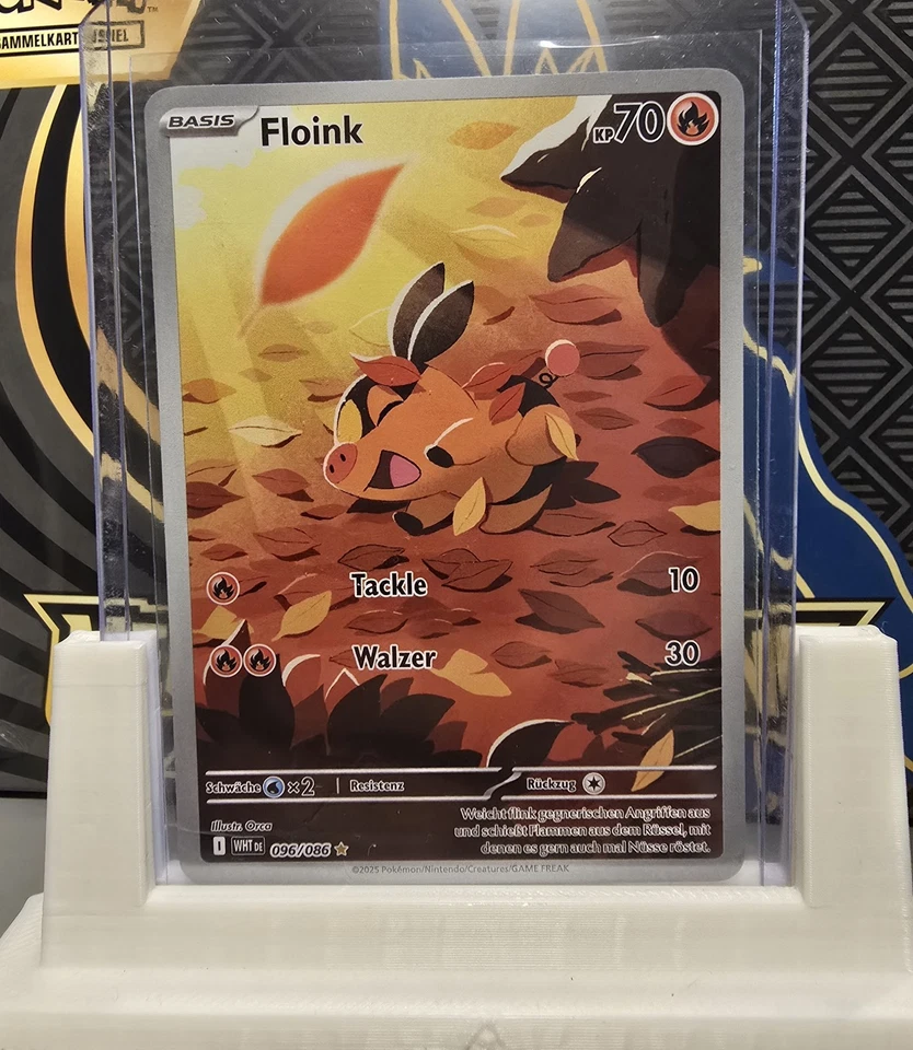 Pokémon TCG Floink 096/086 Weiße Flammen Deutsch Near Mint Boosterfrisch - Bild 1 von 3