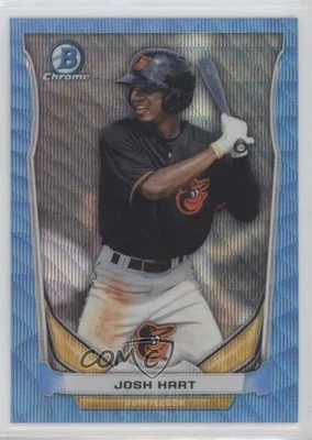 2014 Bowman Draft Top Prospects Chrome Blue Wave Refractor Josh Hart #CTP-57 - Image 1 of 2