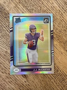2024 Panini Donruss Optic - Rated Rookie J.J. McCarthy #235 Holo Prizm (RC) - Foto 1 di 2
