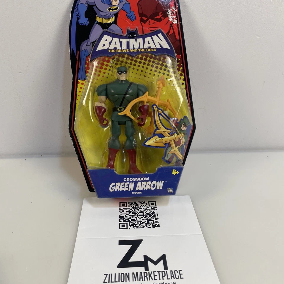 Boneco de ação original Batman the Brave and the Bold CROSSBOW GREEN ARROW novo na embalagem - Imagem 1 de 1