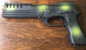 Toy International Polizei Kunststoff Clicker Pistole - 10" lang - Halloween Zubehör - Bild 1 von 4