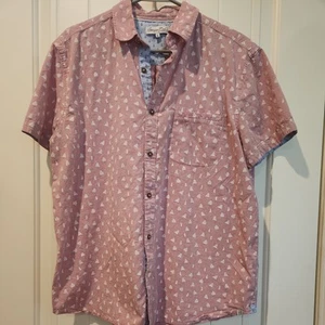 Sovereign Code LA Mens L Pink with white sailboats - Picture 1 of 6