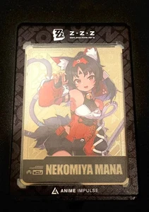 Zenless Zone Zero SILVER Nekomiya Mana Metal Card ZZZ Anime Impulse 2025 Zenless - Bild 1 von 4