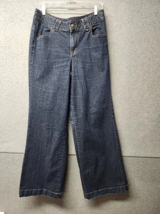 Lane Bryant Womens Jeans 14 Average Blue Stretch Dark Wash - Picture 1 of 8