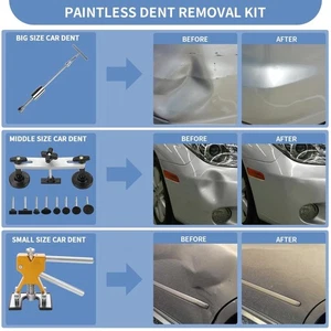 97PCS Dent Puller Kit Paintless Auto Body Dent Repair Kit with Golden Lifter ~ - Foto 1 di 7