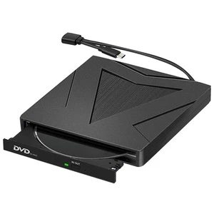 1* Brand New DVD Drive W/USB Cable High-Speed 5Gbps For CD/DVD/VCD Formats - Photo 1/13