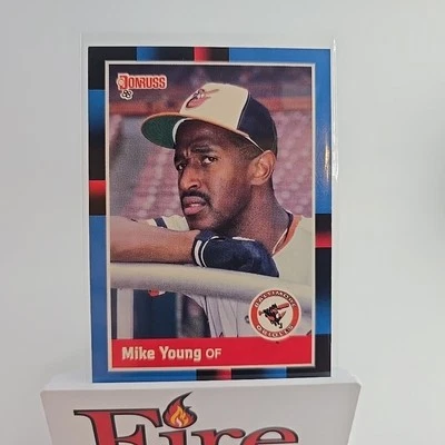 1988 Donruss - Mike Young #396 Baltimore Orioles  - Image 1 of 4