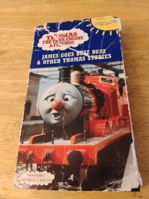 Thomas The Tank Engine & Friends James Goes Buzz Buzz VHS 1993 George Carlin - Image 1 of 4