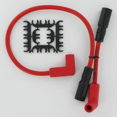 Juego de cables de bujía Accel 8 mm - rojo motocicleta bicicleta de calle 171100-R 274-0149 Foto 1 de 4