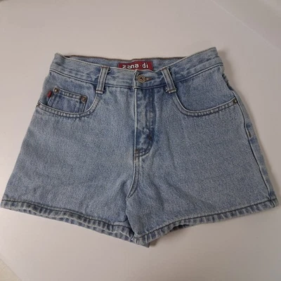 Винтажные джинсовые шорты Zana-Di детский размер 12 высокая посадка стиль Y2K 90-е легкая стирка - Изображение 1 из 4