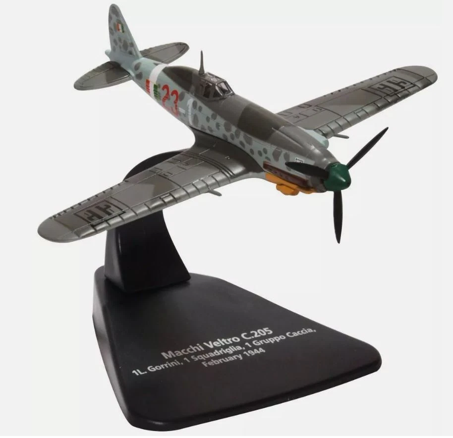 OXFORD DIECAST, MACCHI Veltro C.205 - 1L. Gorrini - 1 Squadriglia - 1 Gruppo ... - Immagine 1 di 1