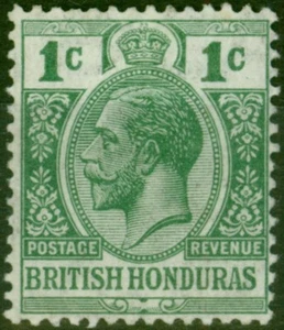 British Honduras 1913 1c Blue-Green SG101 Fine LMM - Picture 1 of 1