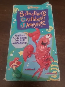 Sebastian's Caribbean Jamboree VHS Video  Live Musical Little Mermaid Disney - Picture 1 of 6