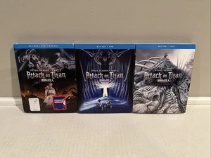 Attack On Titan Final Season Part 1, 2, & Final Chapters Blu-Ray DVD English - Picture 1 of 1