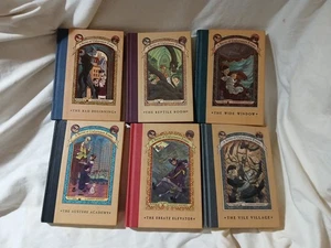 A Series of Unfortunate Events Lot of 6 Books by Snicket – Vol. 1, 2, 3, 5, 6, 7 - Picture 1 of 10