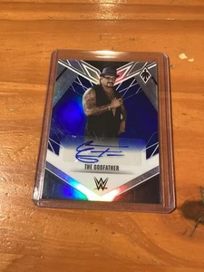 2023 Panini Cronicles Phoenix The Godfather WWE Autograph Card #/49 - Picture 1 of 2
