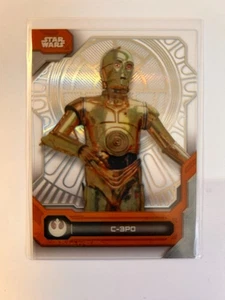 TOPPS STAR WARS HIGH TEK 2024 C-3PO  THRONE ROOM #17 - Picture 1 of 2