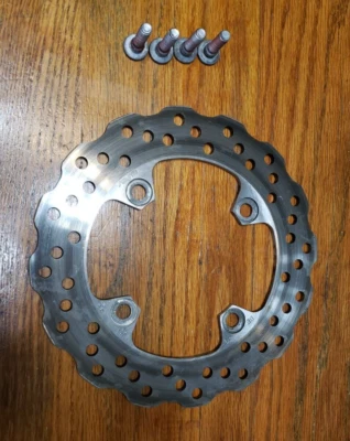 Kawasaki Ninja ZX10R ZX10 2008 rotor de freno trasero Foto 1 de 4