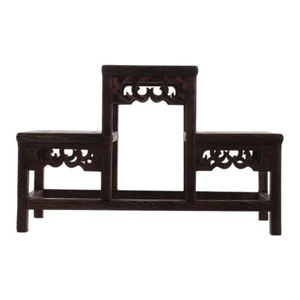 Wood Stand 3 Tier Natural Wood Bookshelf Rustic Display Shelf Vintage Shelf for - Picture 1 of 12