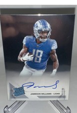 2023 Panini The National Jameson Williams CHROME (RC)! LIONS! ON CARD AUTO SSP!!