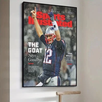 Tom Brady Poster, Sports Illustrated Cover Poster