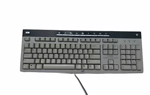 HP PS/2 Keyboard Hewlett Packard KB-0228 Multimedia Wired Tested Excellent - Picture 1 of 5