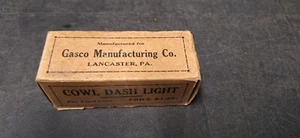 1917 Ford Model T Vintage Cowl Dash Light Gauge Panel Cluster Lamp Map Gasco - Bild 1 von 11