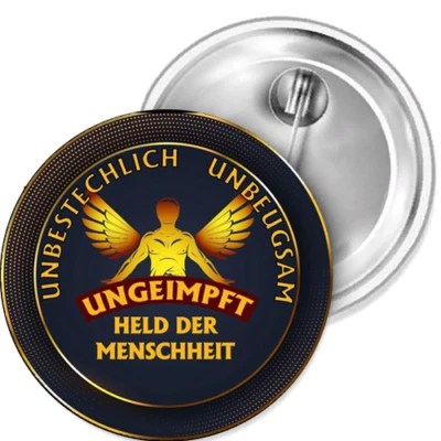 MARKENLOS Held der Menschheit-Ungei Aufkleber Anstecker div. Größen Auto-Magnet Aufnäher