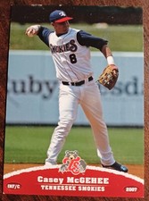 Casey McGehee Tennessee Smokies Grandstand trading card