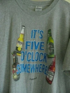 Frankenmuth, MI Five O'Clock Somewhere Men's Size XL T-Shirt Michigan - Picture 1 of 3