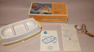 1977 De colección Sanitoy Nursery Needs, plato eléctrico de alimentación para bebé 1700 3 secciones UL - Imagen 1 de 7