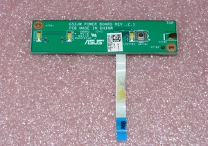 Power Taste Platine G53JW POWER BOARD REV. 2.1 Flachbandkabel ASUS G53J, G53JW - Afbeelding 1 van 2