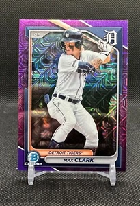 2024 Bowman Baseball Mega Box Mojo Chrome Detroit Tigers Max Clark /250 - Picture 1 of 2