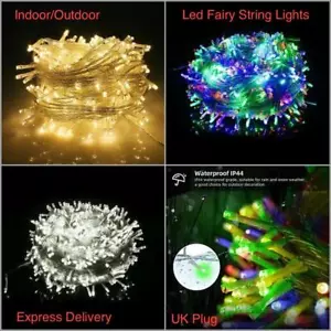 10m-50m Fairy String Led Lights Waterproof Indoor/Outdoor Decoration - Picture 1 of 9