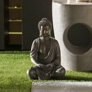 Estatua de Buda meditando al aire libre resistente al óxido - Imagen 1 de 12