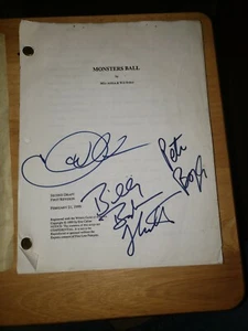 1999 Monster Ball Movie Script handsigniert HALLE BERRY, PETER BOYLE, BILLY BOB, - Bild 1 von 12