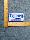 1 AWESOME TRIUMPH MOTORCYCLE RACING IRON ON PATCH   FREE SHIPPING