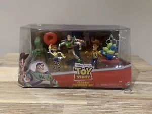 DISNEY TOY STORY 5 PIECE CLASSIC FIGURINE SET JAKKS 2017 3.75” FIGURES RARE - Picture 1 of 10
