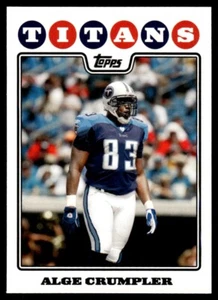 2008 Topps Alge Crumpler Tennessee Titans #188 - Picture 1 of 2